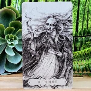 Tarot of the Abyss Tarot Cards by Ana Tourian - The Hermit