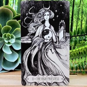 Tarot of the Abyss Tarot Cards by Ana Tourian - The High Priestess