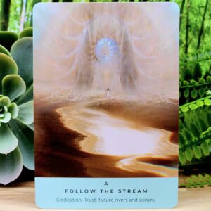 Follow the Stream Oracle Card