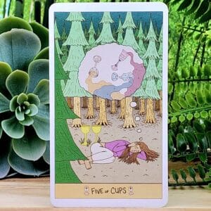 The Five of Cups Tarot Card