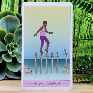 The Six of Swords Tarot Card