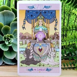 The Luna Sol Tarot Cards by Darren Shill - The Chariot