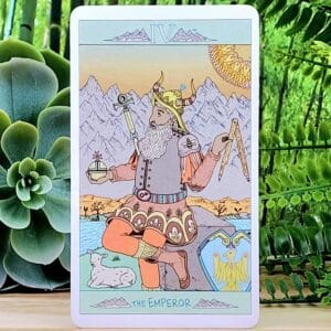 The Luna Sol Tarot Cards by Darren Shill - The Emperor