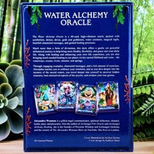 Water Alchemy Oracle Cards by Alexandra Wenman - Back Cover