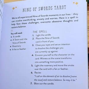 A spell for the Nine of Swords Tarot