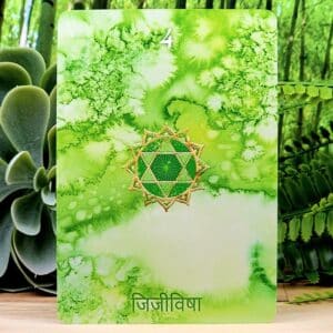 Color Meditation Oracle Cards by Silvana Alasia - Green - Love and abundance