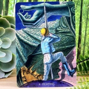 Dream Interpretation Oracle Cards by Pierluca Zizzi - Fighting