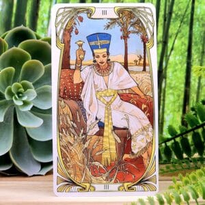 Egyptian Art Nouveau Tarot Cards by Giulia Massaglia - The Empress