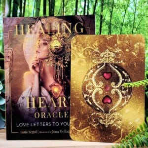 Healing Heart Oracle Cards by Inna Segal - Guidebook and back of cards