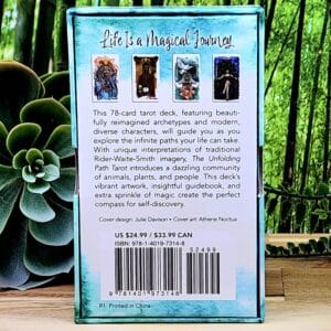 The Unfolding Path Tarot Cards by Athene Noctua - Back Cover