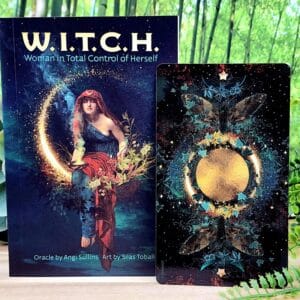 W.I.T.C.H Oracle Cards and Guidebook by Angi Sullins - Guidebook and back of cards