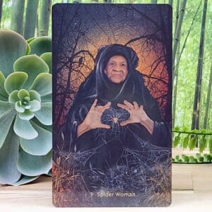 W.I.T.C.H Oracle Cards and Guidebook by Angi Sullins - Spider Woman