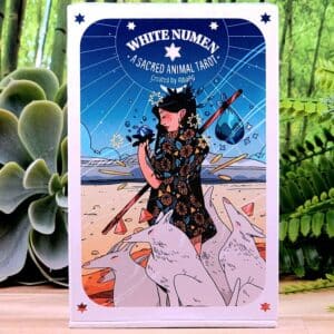 White Numen Tarot Cards by AlbaBG - Front Cover