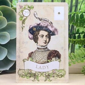 Old Style Lenormand Fortune-Telling Cards by Alexander Ray - Lady