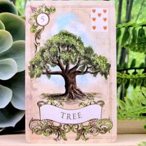 Old Style Lenormand Fortune-Telling Cards by Alexander Ray - Tree