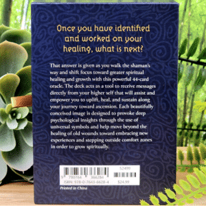 The Shaman's Way Oracle Cards by Michelle Motuzas - back cover
