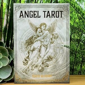 Angel Tarot Cards and Guidebook by Travis McHenry - Front Cover