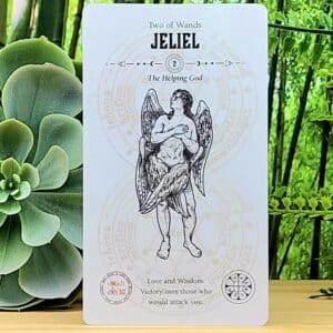 Angel Tarot Cards and Guidebook by Travis McHenry - Jeliel