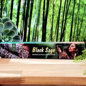 Black Sage Incense Sticks - Single view of one box