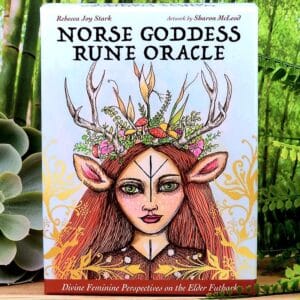 Norse Goddess Rune Oracle Cards by Rebecca Joy Stark - Front Cover