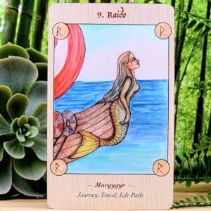 Norse Goddess Rune Oracle Cards by Rebecca Joy Stark - journey travel life path