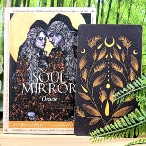 Soul Mirror Oracle Cards by Sunshine Connelly - Guidebook and back of cards