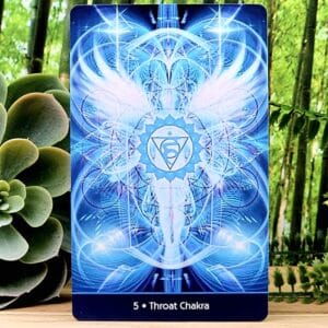 Visions of the Soul Meditation and Portal Cards by Kim Dreyer - Throat Chakra