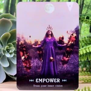 Dark Magick Oracle Cards by Fiona Horne - Empower - trust your inner vision