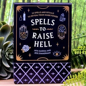 Spells to Raise Hell Ritual Cards by Jaya Saxena and Jess Zimmerman - Front Cover