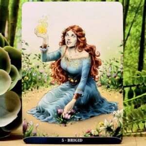 Inspirational Goddesses Oracle Cards by Riccardo Minetti and Arianna Farricella - Brigid