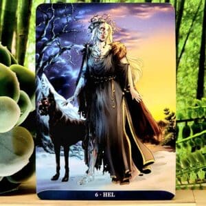 Inspirational Goddesses Oracle Cards by Riccardo Minetti and Arianna Farricella - Hel