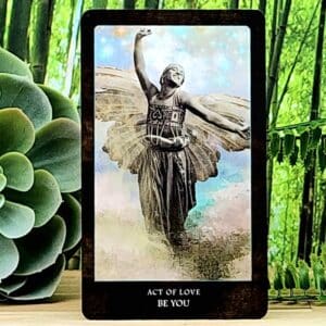 The Beloved Dead Oracle Cards by Carrie Paris and Tina Hardt - Act of love be you