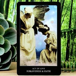 The Beloved Dead Oracle Cards by Carrie Paris and Tina Hardt - Act of love forgiveness and faith