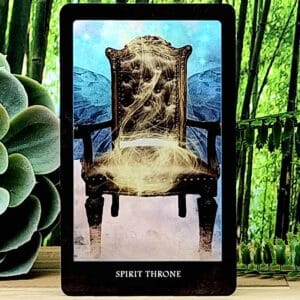 The Beloved Dead Oracle Cards by Carrie Paris and Tina Hardt - Spirit Throne