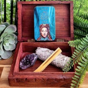 Cards Amethyst palo santo and sage