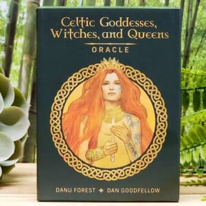 Celtic Goddesses, Witches, and Queens Oracle Cards by Danu Forest - Front Cover