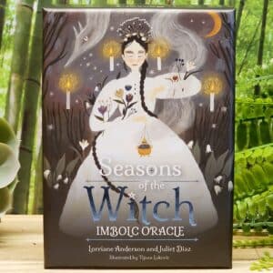 Seasons of the Witch Imbolc Oracle Cards by Lorriane Anderson and Juliet Diaz - Front Cover