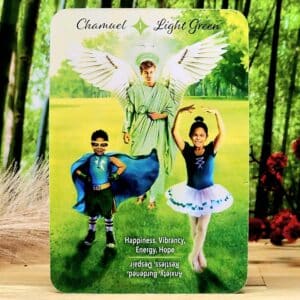 Angels and Auras Oracle Cards by Radleigh Valentine and Dougall Fraser - Channel - Light green