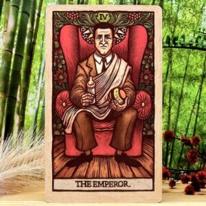 The Labyrinth Mega-Sized Tarot Deck by Minerva Siegel - The Emperor