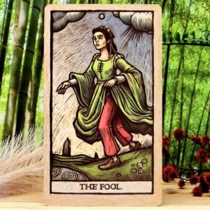 The Labyrinth Mega-Sized Tarot Deck by Minerva Siegel - The Fool