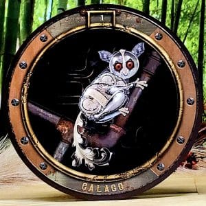 Maxine Gadd's Zoologica Steampunk Oracle Cards - Galago