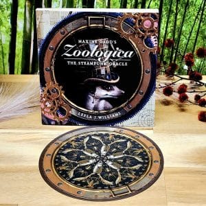 Maxine Gadd's Zoologica Steampunk Oracle Cards - Guidebook and back of cards