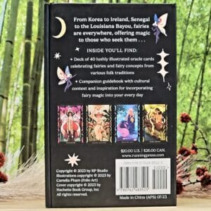 Fairies Oracle Deck and Guidebook by Eugene Fletcher - Back Cover