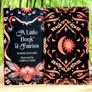 Fairies Oracle Deck and Guidebook by Eugene Fletcher - Guidebook and back of cards