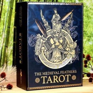 The Medieval Feathers Tarot Cards by Jay R Rivera - Front Cover