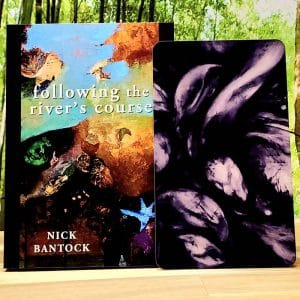 The River Oracle Cards by Nick Bantock - Guidebook and back of cards