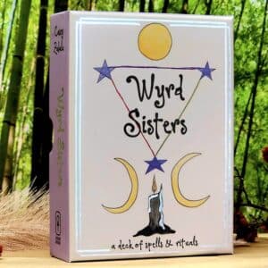 Wyrd Sisters Oracle Cards by Casey Zabala - Front Cover