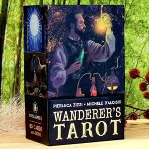 Wanderer's Tarot Cards and Guidebook by Pierluca Zizzi and Michele DAloisio - Back Cover