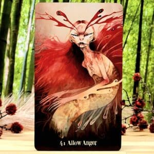 Wisdom of the Wild Things Oracle Cards by Angi Sullins - Allow anger