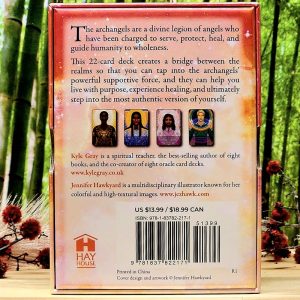 22 Archangel Oracle Cards by Kyle Gray - Back Cover